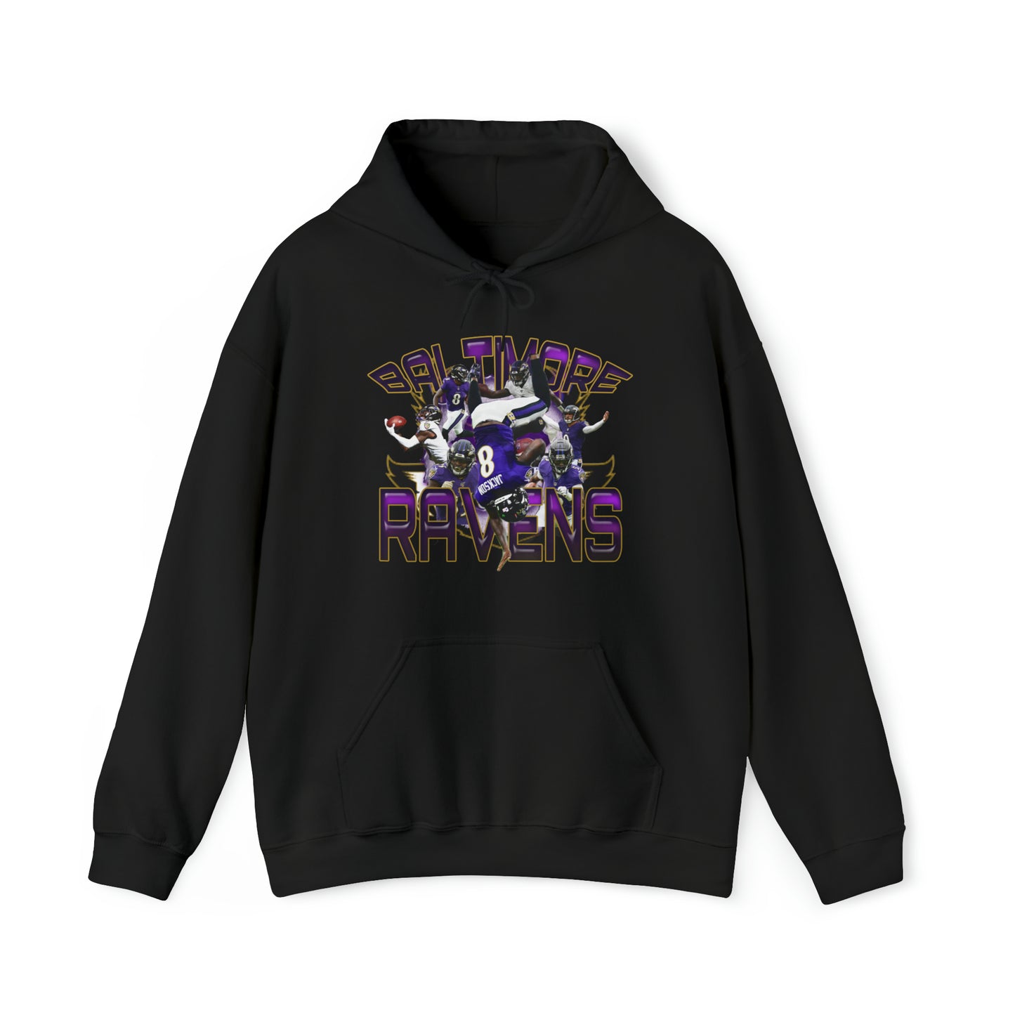 Unisex Heavy Blend™ Hooded Sweatshirt - Baltimore Ravens FOOTBALL