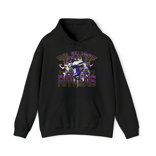 Unisex Heavy Blend™ Hooded Sweatshirt - Baltimore Ravens FOOTBALL