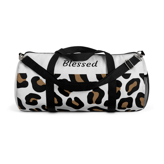 Leopard Print Duffel Bag