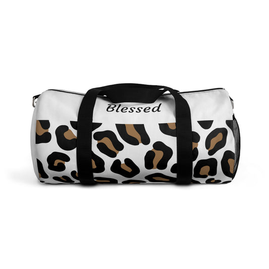 Leopard Print Duffel Bag