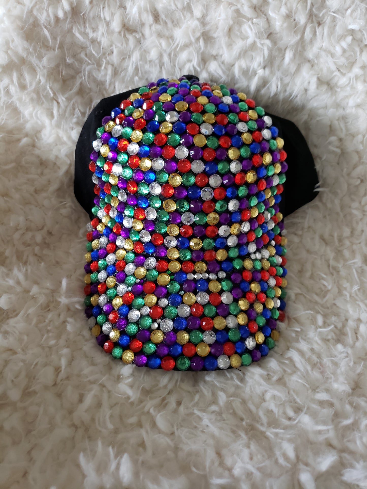 Multicolored Studded Caps