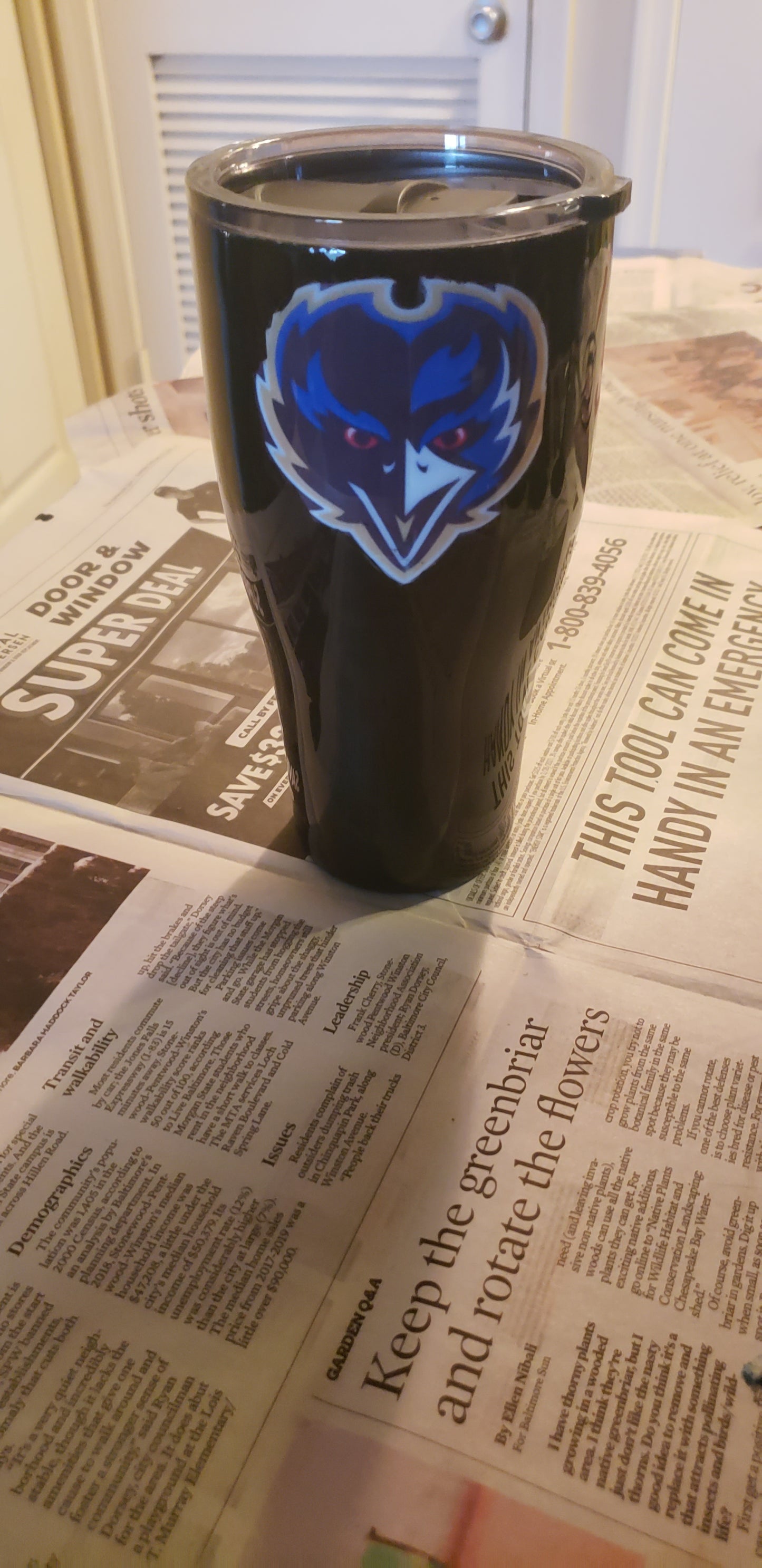 Black Ravens Tumblers