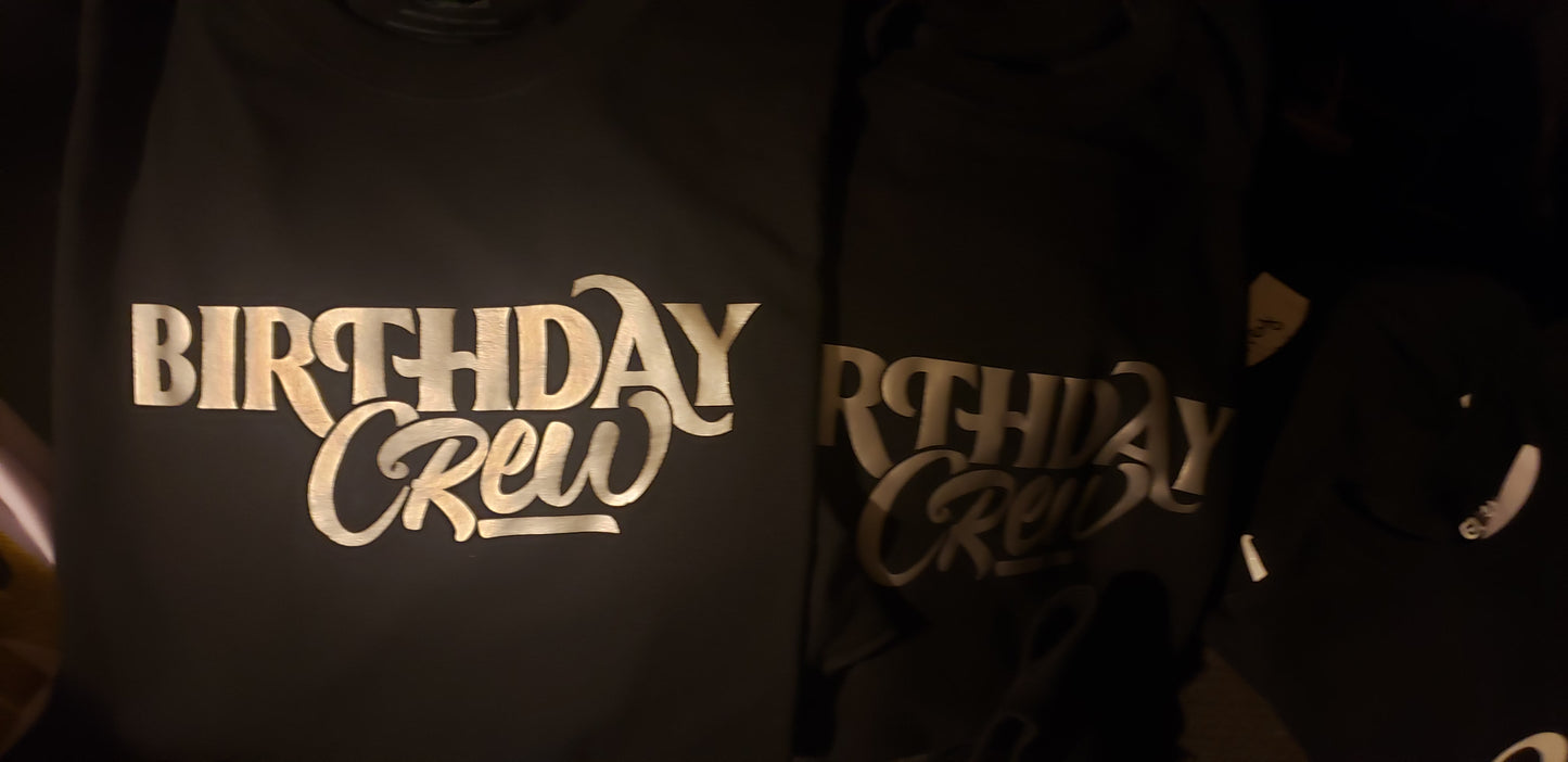 Birthday Squad & Queen T-Shirts