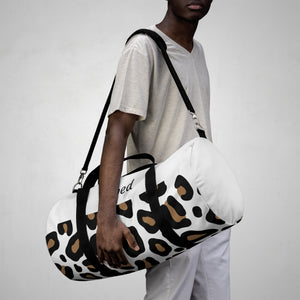 Leopard Print Duffel Bag