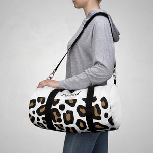 Leopard Print Duffel Bag