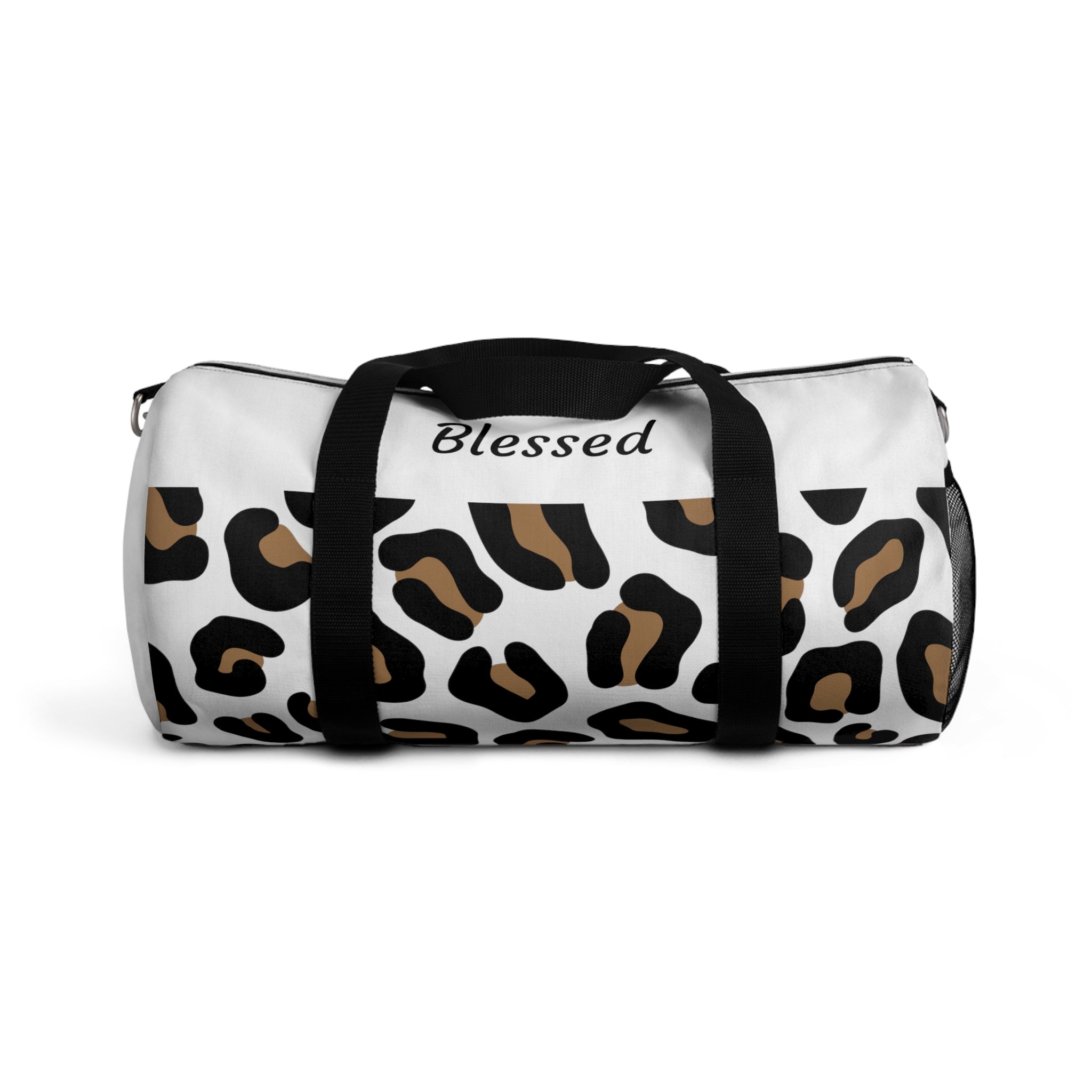 Leopard print duffle bag on sale