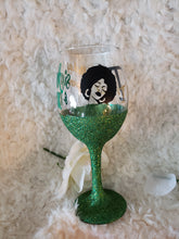 Load image into Gallery viewer, 20 oz. Personalized Glitter Wine &quot;Sip Back &amp; Relax&quot;
