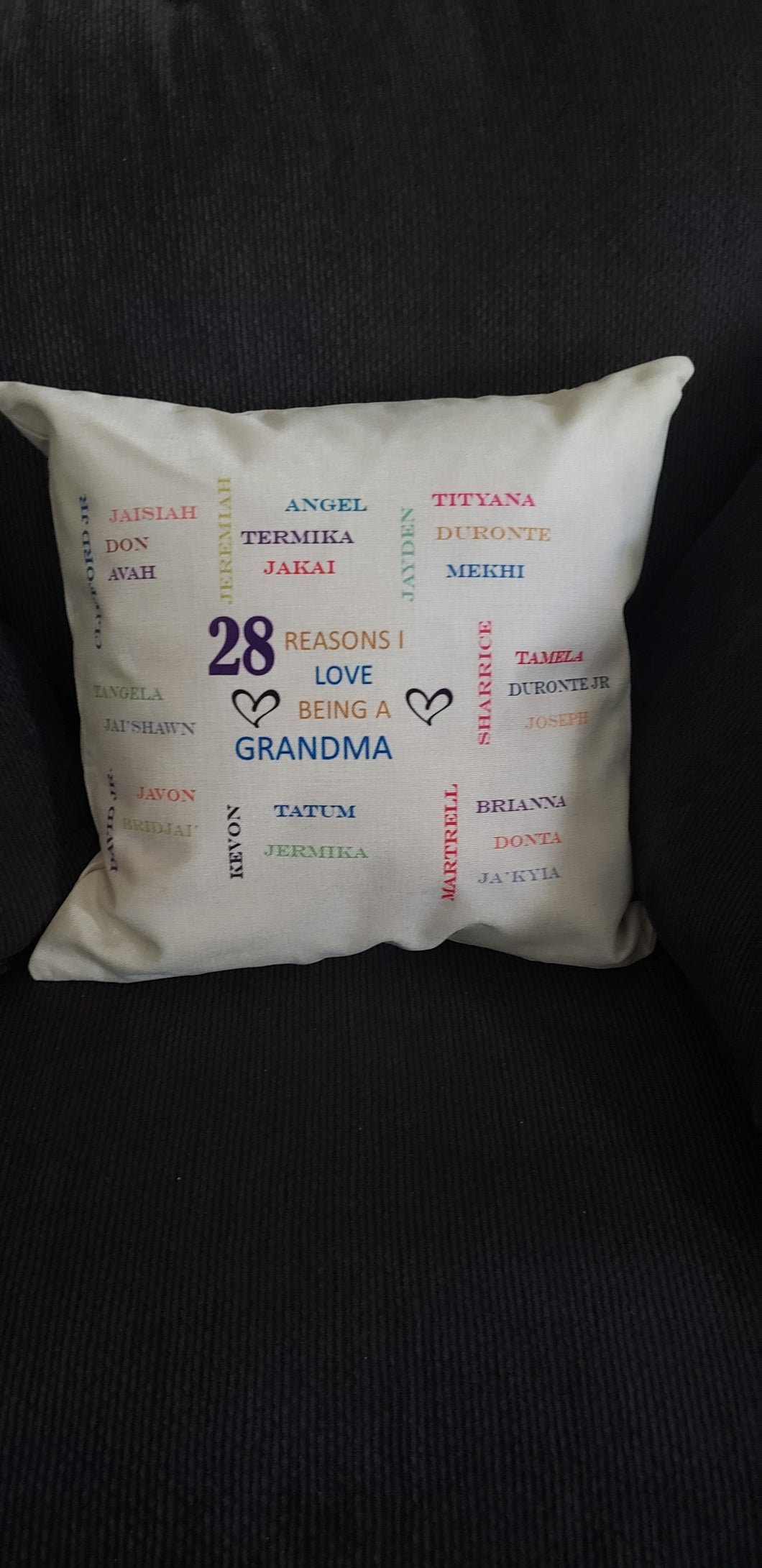 Linen Family Bond - Love Pillow