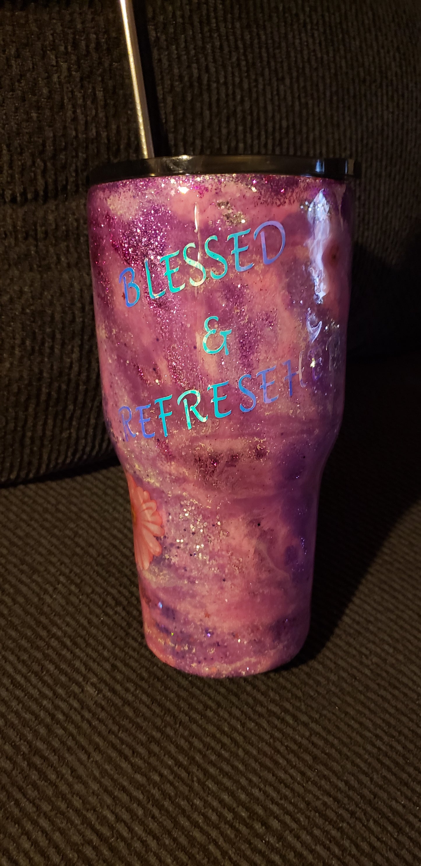 Tumbler "Blessed & Refreshed" 30 oz.