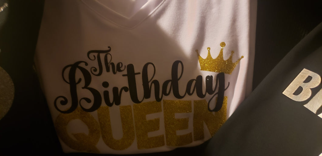 Birthday Squad & Queen T-Shirts