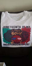 Load image into Gallery viewer, Juneteenth Afro Women T-Shirt
