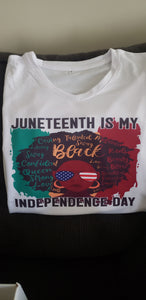 Juneteenth Afro Women T-Shirt