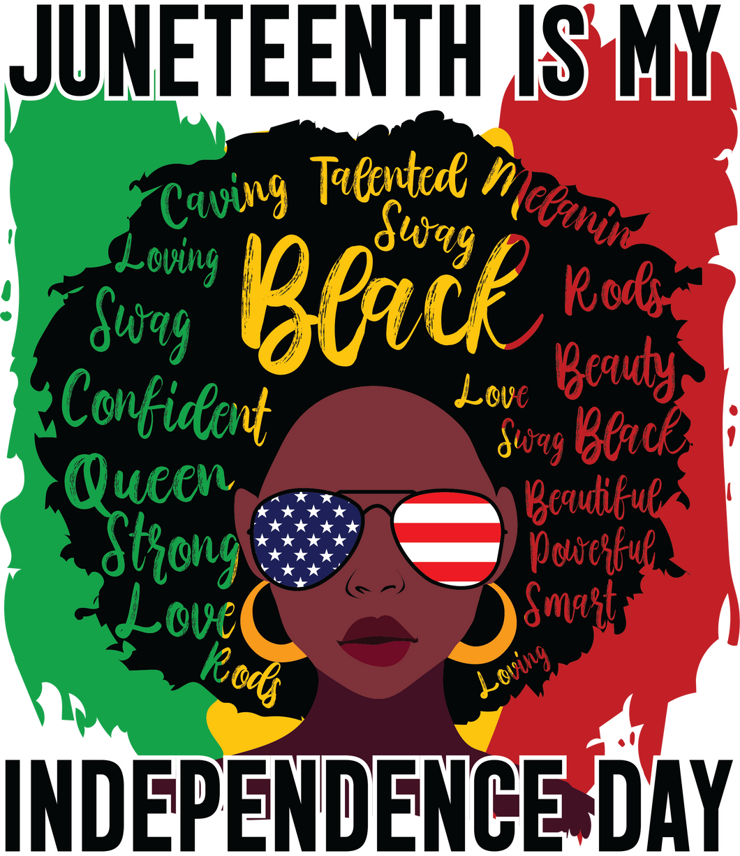 Juneteenth Afro Women T-Shirt